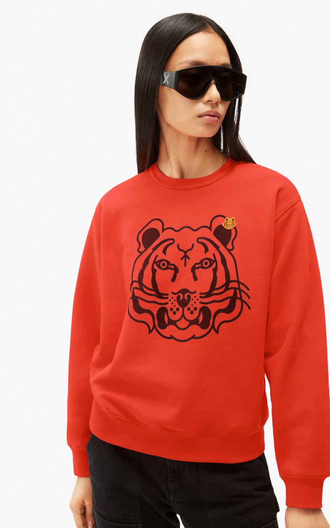 Kenzo K Tiger Sweatshirt Dam | 84102-YIDW